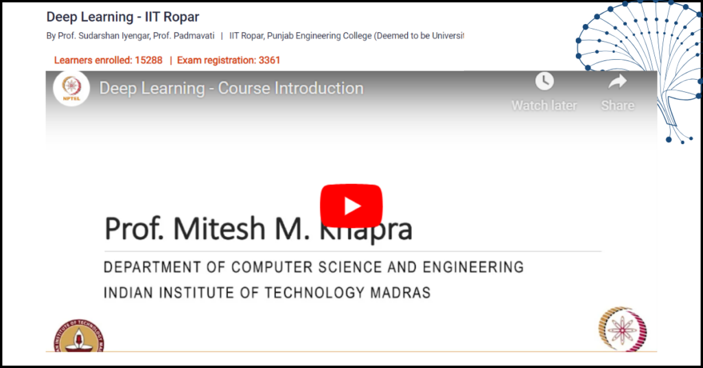 न्यूरल नेटवर्क आणि डीप लर्निंग ऑनलाइन अभ्यासक्रम | Neural network and Deep Learning online courses for beginee न्यूरल नेटवर्क आणि डीप लर्निंग ऑनलाइन अभ्यासक्रम | Neural network and Deep Learning online courses for beginee