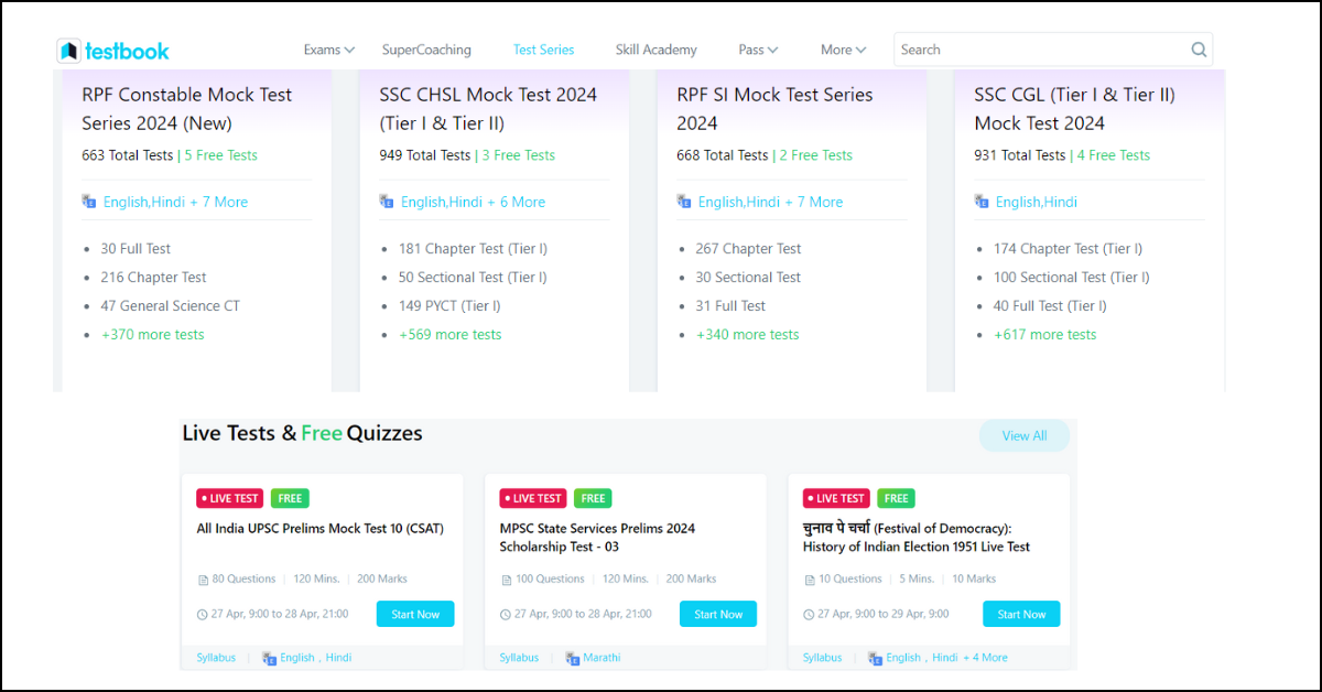 स्पर्धा परीक्षांना बसलात पण मॉक टेस्ट दिली नाहीत तर व्हाल नापास! Best online sites for MockTest स्पर्धा परीक्षांना बसलात पण मॉक टेस्ट दिली नाहीत तर व्हाल नापास! Best online sites for MockTest