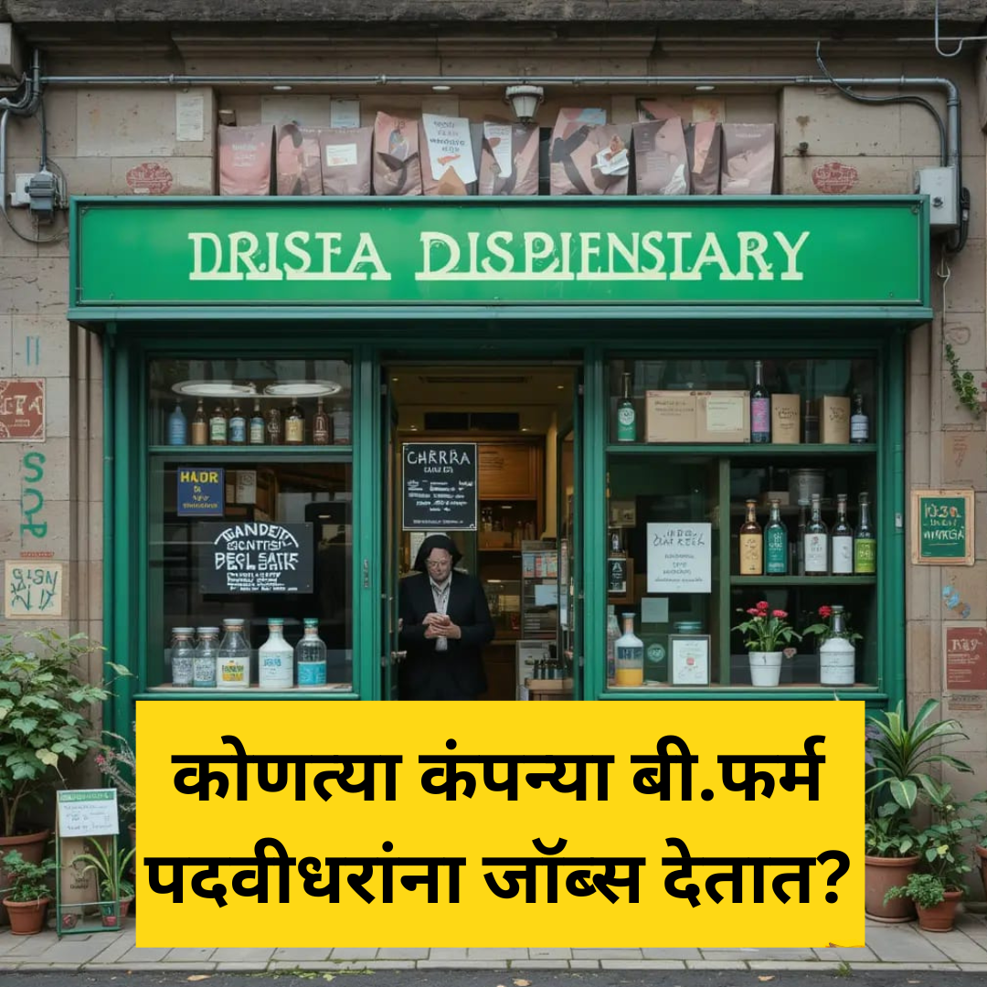 बी.फार्मसी नंतर भारतात चांगले भविष्य आहे का? (Future After B.Pharmacy)