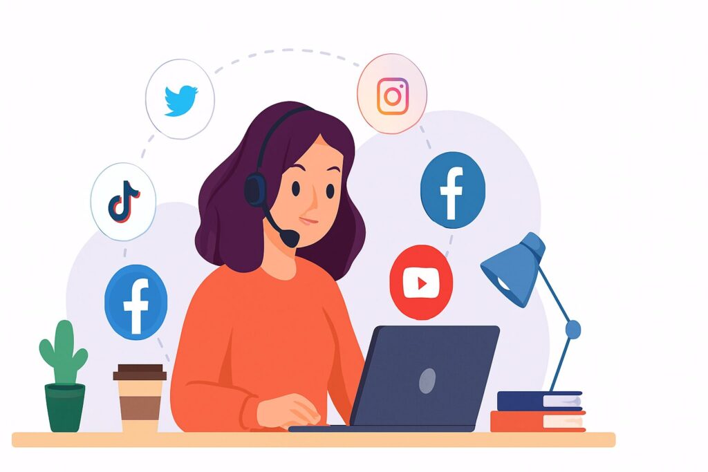 how to become social media manager information in marathi